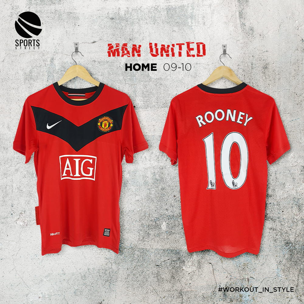 Manchester United Home Rooney Classic Soccer Jersey 09-10